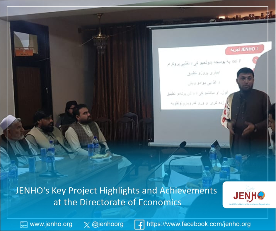 JENHO’s Key Project Highlights and Achievements at the Directorate of Economics